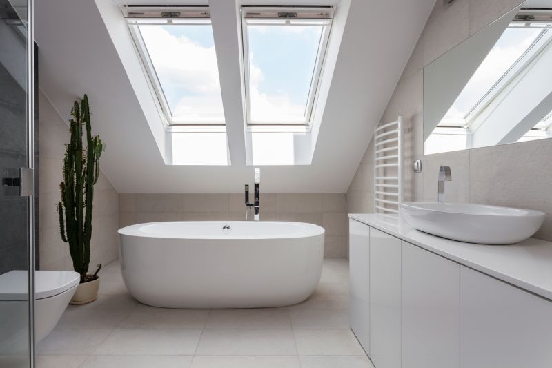 Bathroom with Large Skylight